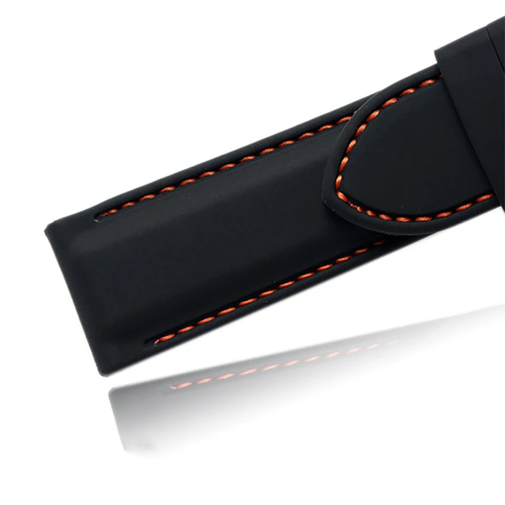 Waterproof Silicone Rubber Watch Strap (20-26mm)