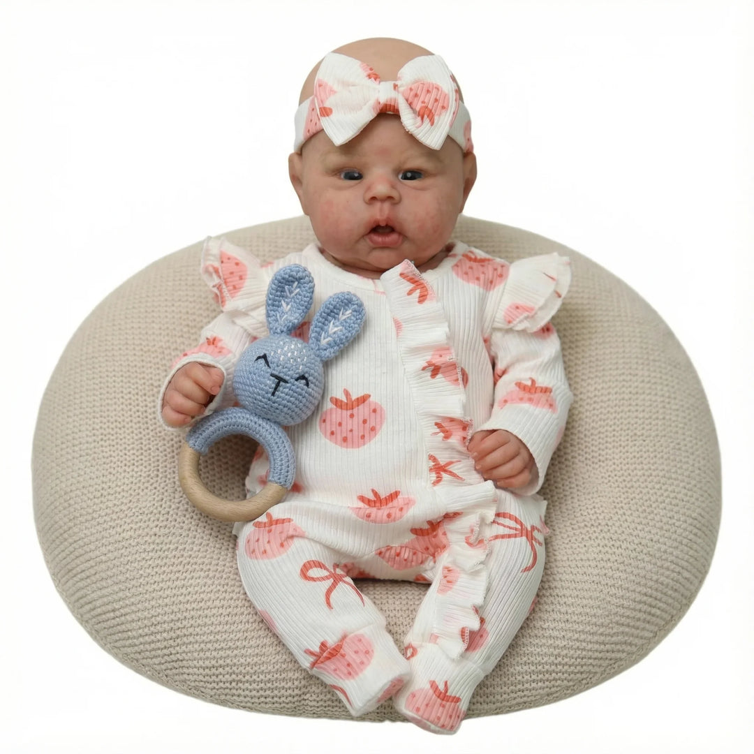 NPK 22inch Reborn Toddler Doll with 3D Skin Gounchi High Quality Hand Painted Collectible Art Doll for Children