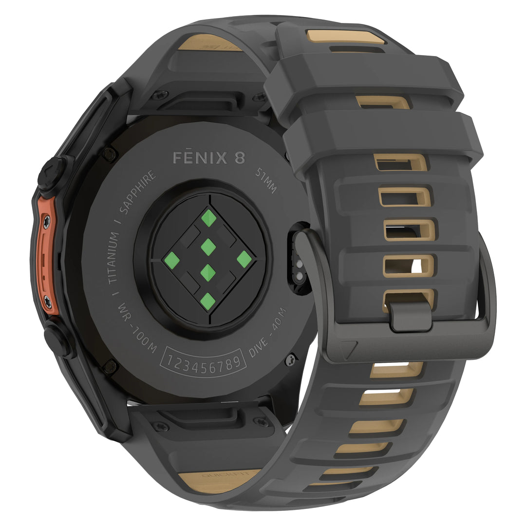 QuickFit Silicone Watch Strap 22/26mm for Garmin Fenix, Epix Pro Gen 2 & Enduro Series