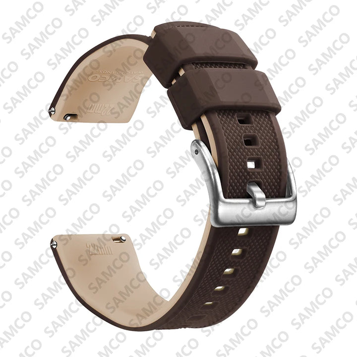 Silicone Quick-Release Watch Band 18/20/22mm