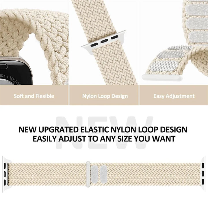 Braided Apple Watch Strap – Multi‑Size (38–49mm) for Series 3–11