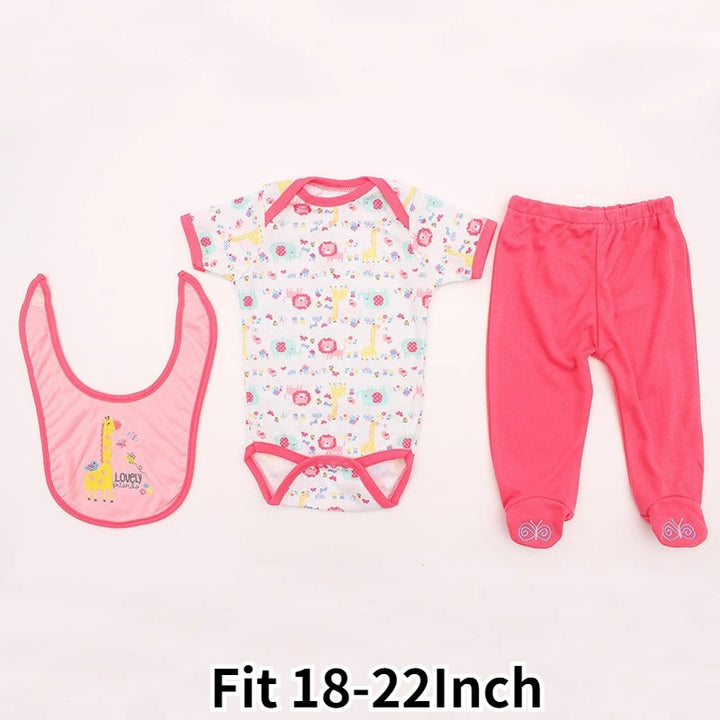 18–22″ Reborn Doll Clothes Set – Cute Dress & Accessories