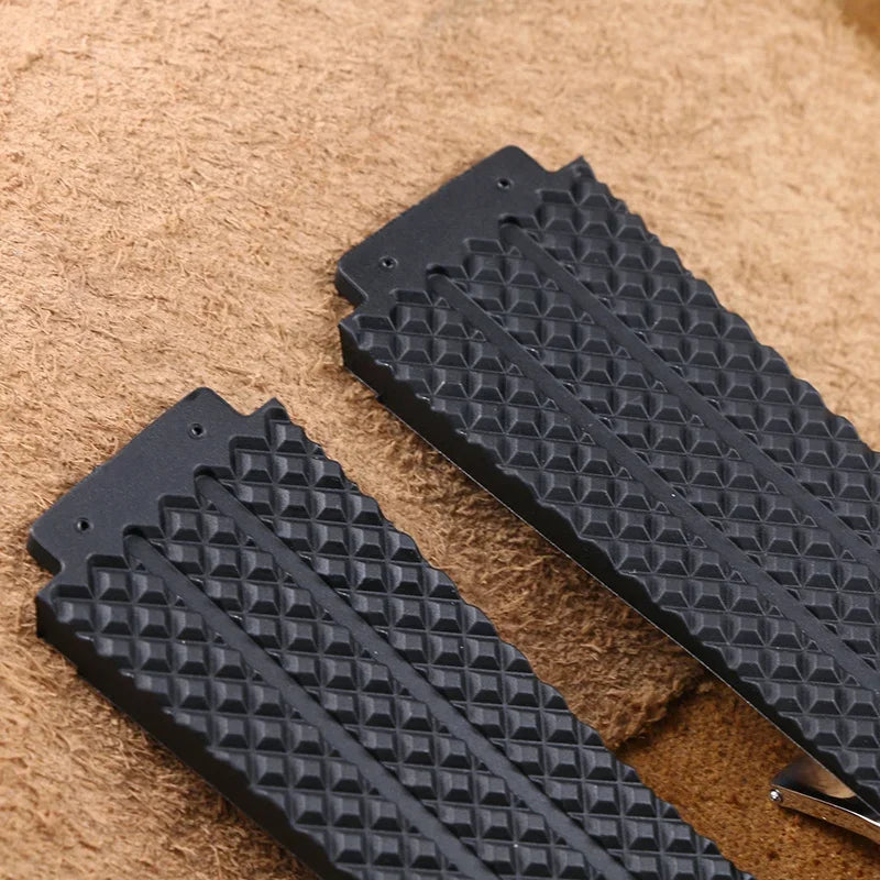 Silicone Rubber Watch Strap for Hublot (26×19mm, 24×17mm)