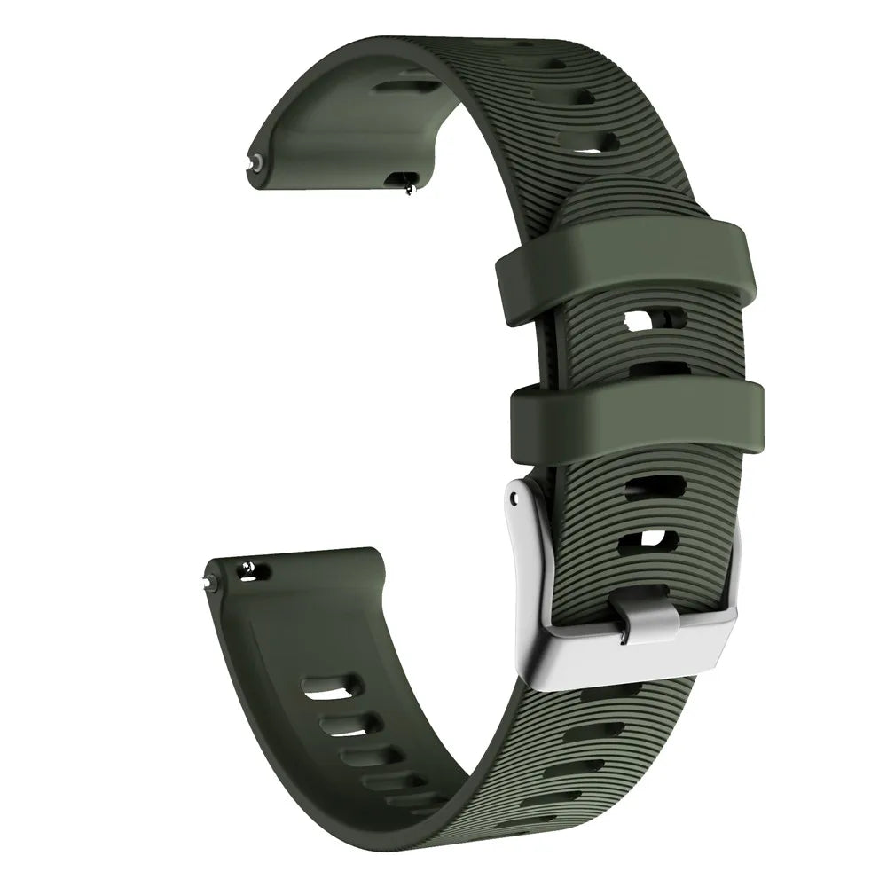 20mm Garmin Silicone Replacement Strap – Forerunner & Vivoactive Series