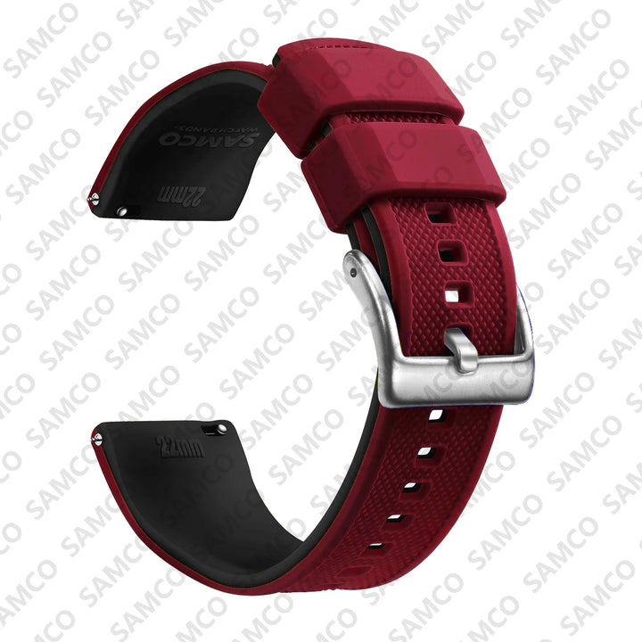 Silicone Quick-Release Watch Band 18/20/22mm