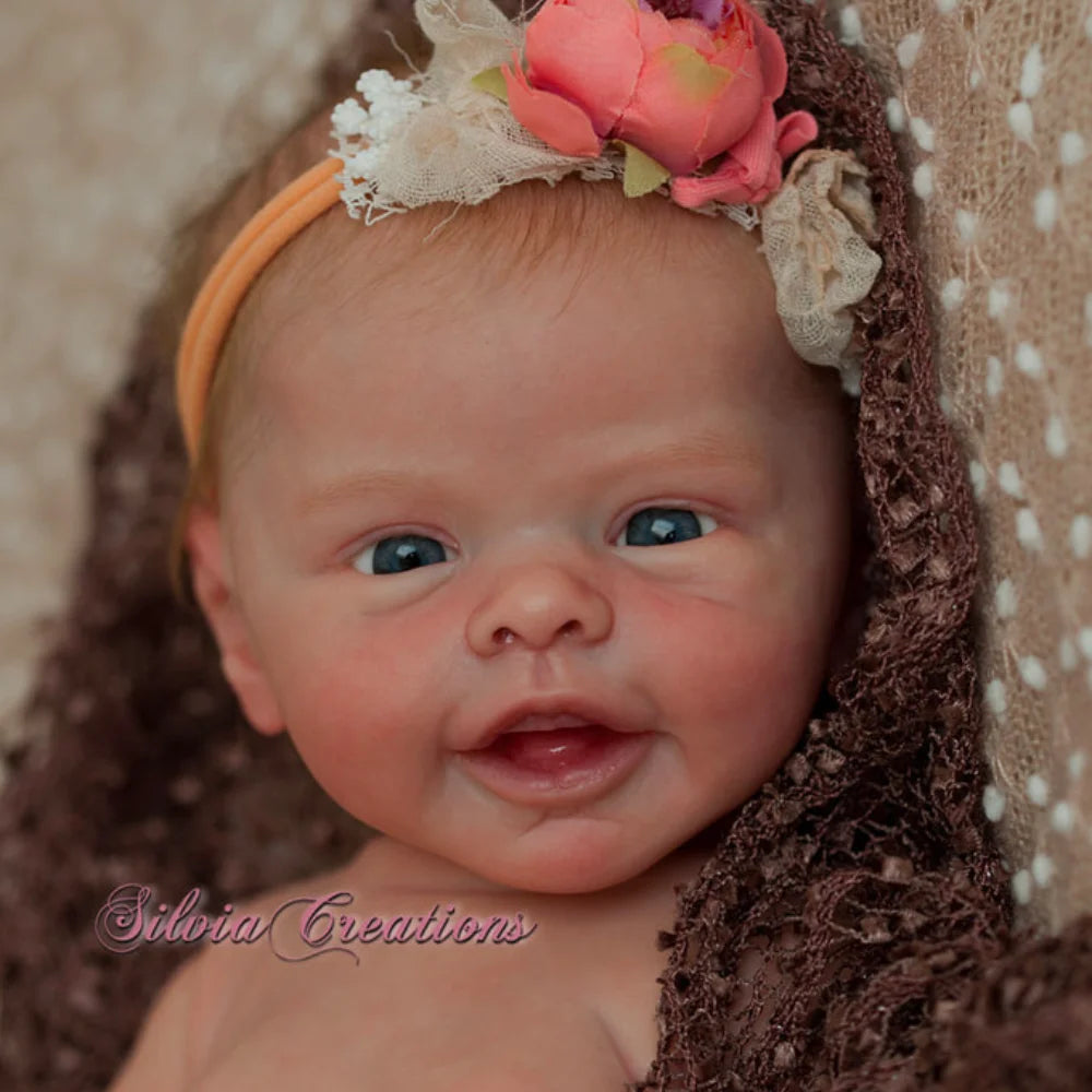 17″ Blossom Reborn Baby Vinyl DIY Kit (Engraved Name + COA)