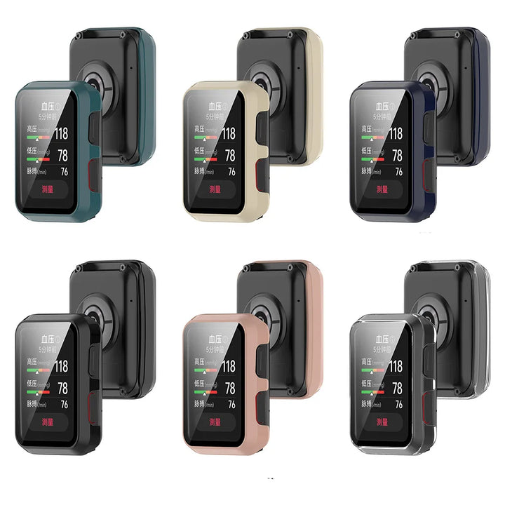 PC & Tempered Glass Protective Case for Huawei Watch D