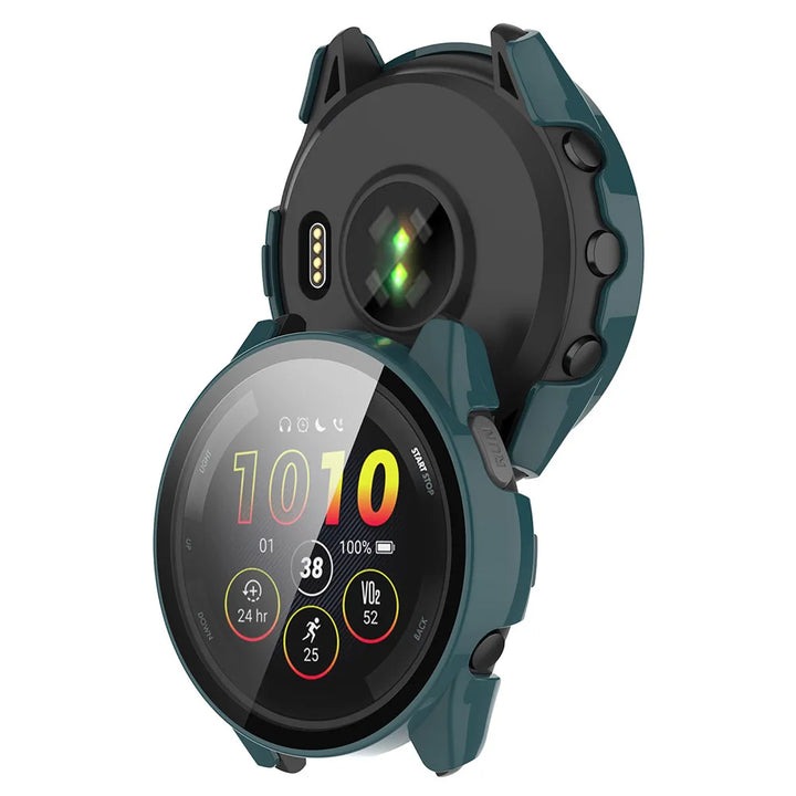 PC+Glass Full Protective Case for Garmin Forerunner 265/265S