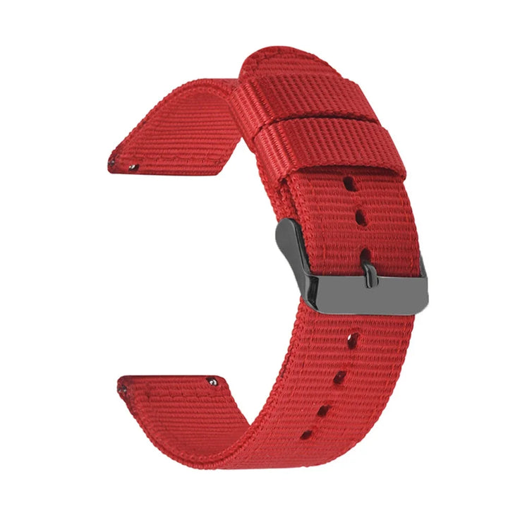 18mm 20mm 22mm 24mm Quick Release Watch Band Canvas Nylon Watch Strap for Garmin Fenix 5x Gps for Huawei Gt2 Wristband Bracelet