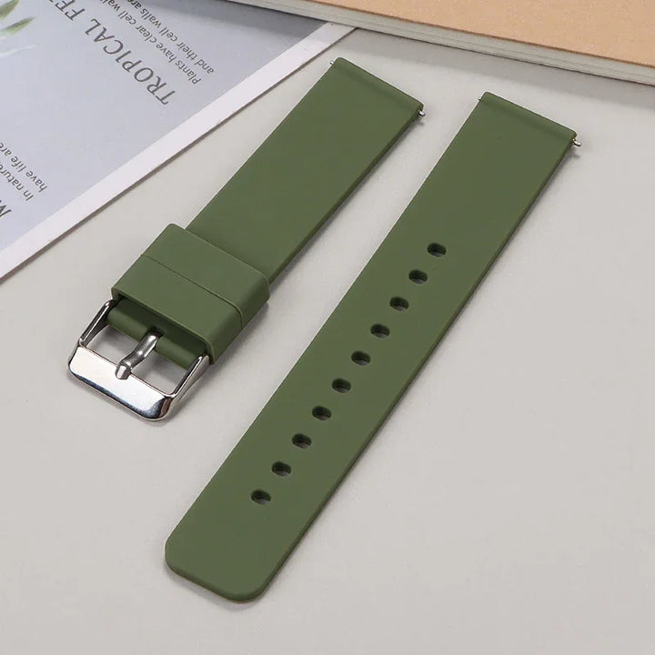 Soft Silicone Quick Release Watch Strap 10–24mm – Universal