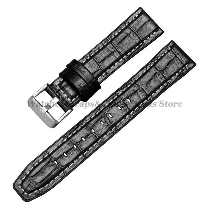 Silicone & Leather Watch Strap for Huawei & Samsung – 18–46mm