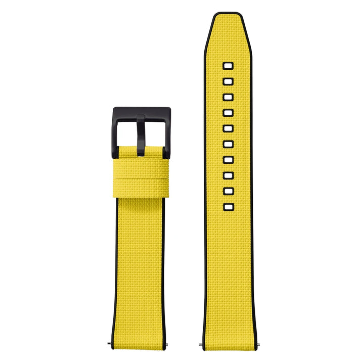 Premium Grade 18-19-20-21-22-24mm FKM Texture Watch Band Quick Release FKM Rubber And FKM Hybrid Watch Strap For Diving Watches