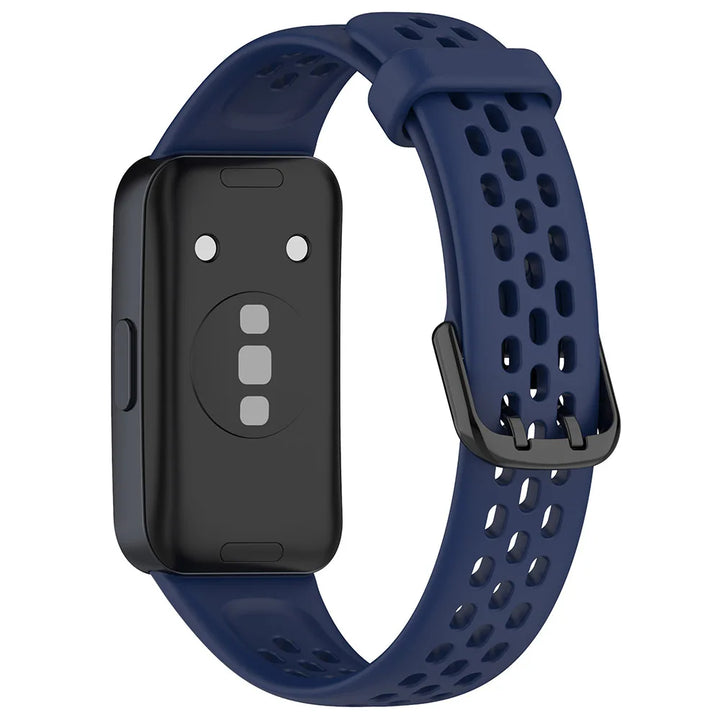 Breathable Silicone Watch Strap for Huawei Band 8/9/10