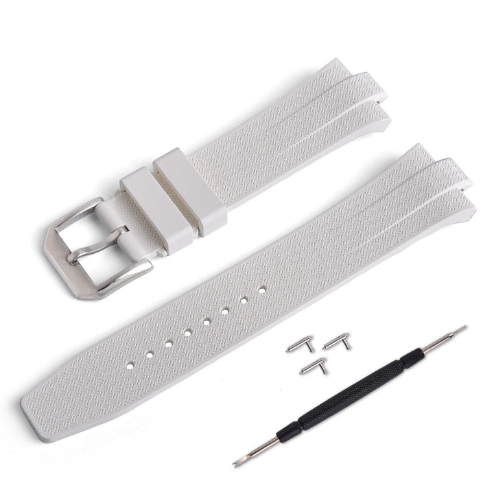 FKM Fluoro Rubber Watch Strap – Quick-Release, Convex End for Citizen NJ0150/NJ0151 ME Series