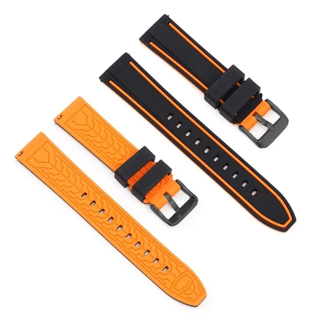 Premium Silicone Quick Release Watch Strap – 20/22/24mm