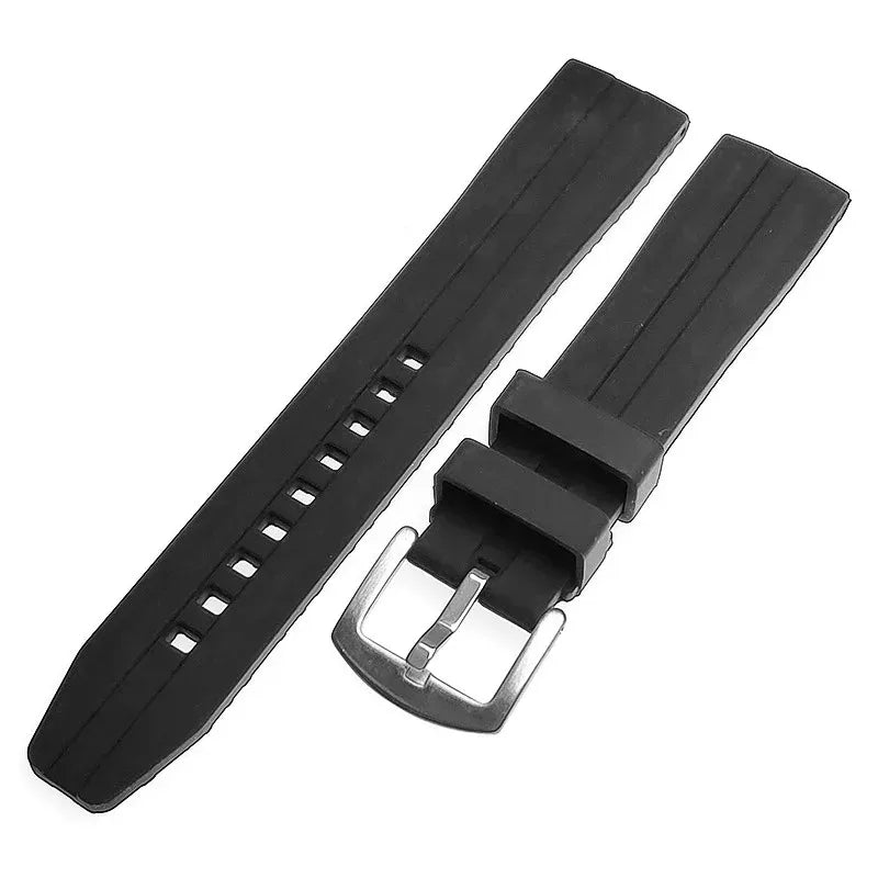 Long Silicone Watch Strap – 20/22mm, Sport Band for Samsung, Huawei, Seiko