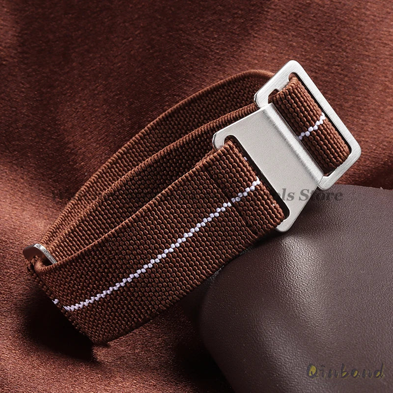 Elastic Nylon Watch Band for Seiko for Omega Sports Bracelets 18mm 20mm 22mm for Huawei Watch GT5/GT4/GT3 Parachute Watch Straps
