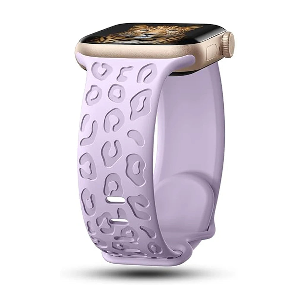 Straps For Apple Watch Band 45mm 44mm 46mm 42mm 41mm 40mm 49mm Engraved correa bracelet iwatch series 11 10 9 8 7 SE 6 5 Ultra 3