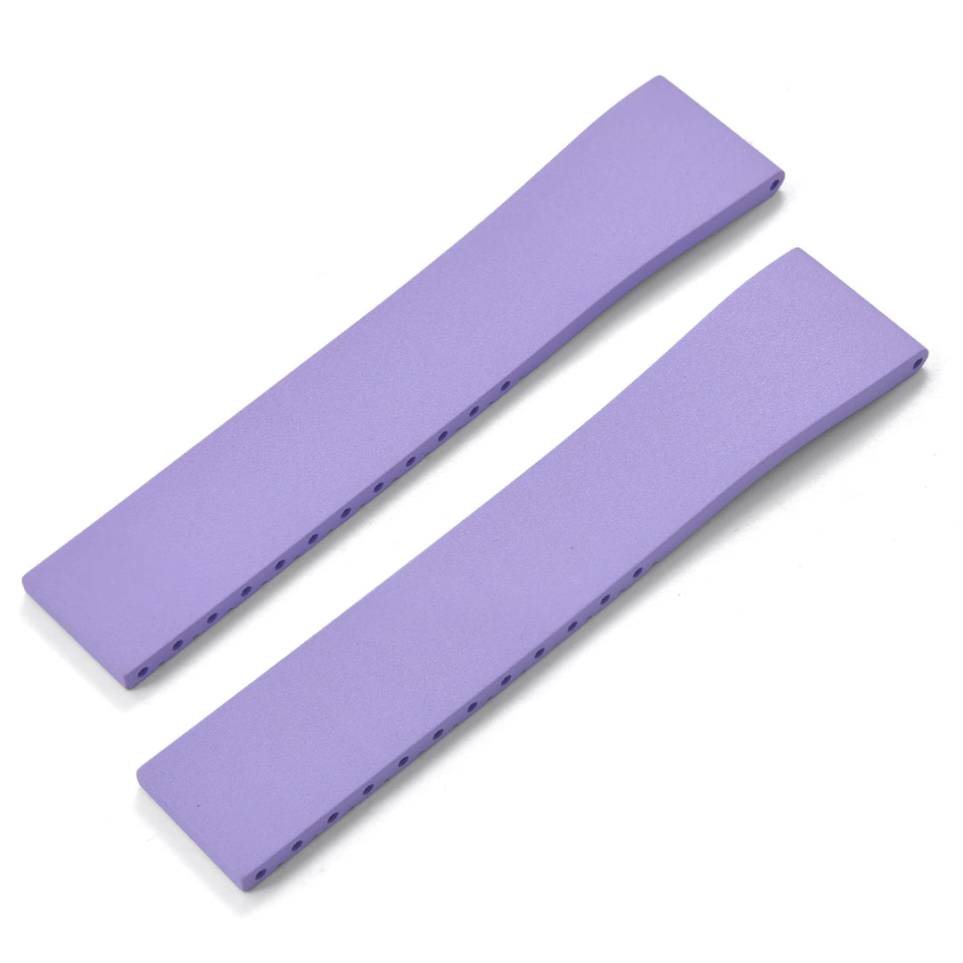 NATOBELT CTS FKM Rubber Watch Band Strap 16mm 18mm 19mm 20mm 21mm 22mm Quick Release Butterfly Cut-to-Size Sweatproof Waterproof