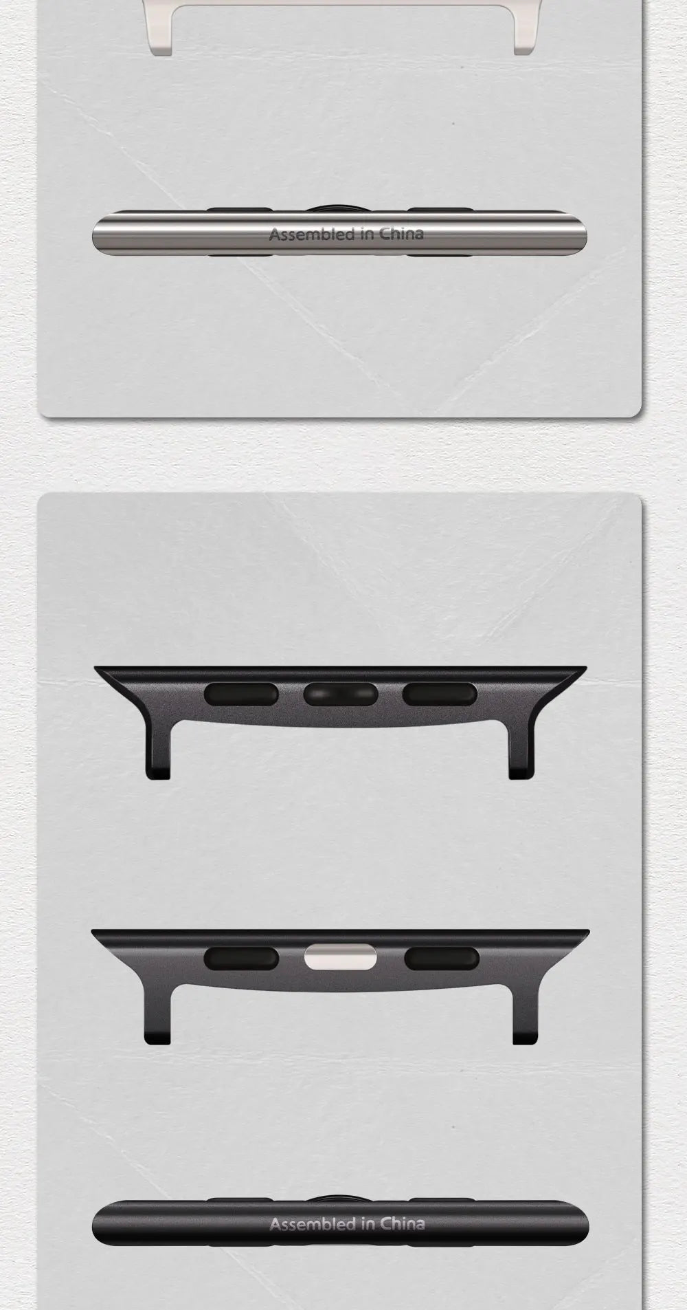 2pcs Top Quality Apple Watch Strap Adapter For Series 10 Ultra 49mm 46mm 42mm 45mm 44mm Stainless Steel Connector