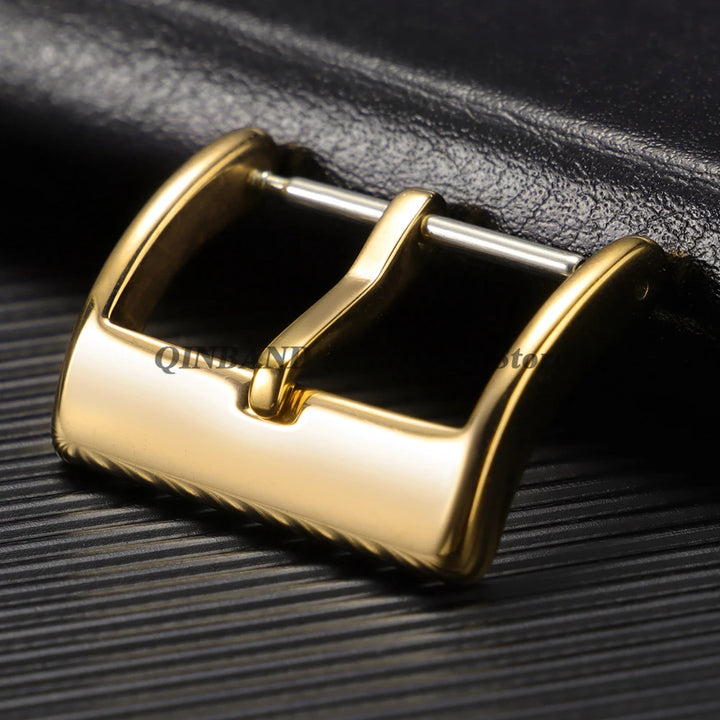 304L Stainless Steel Pin Watch Buckle 16–20mm (Matte/Polished,