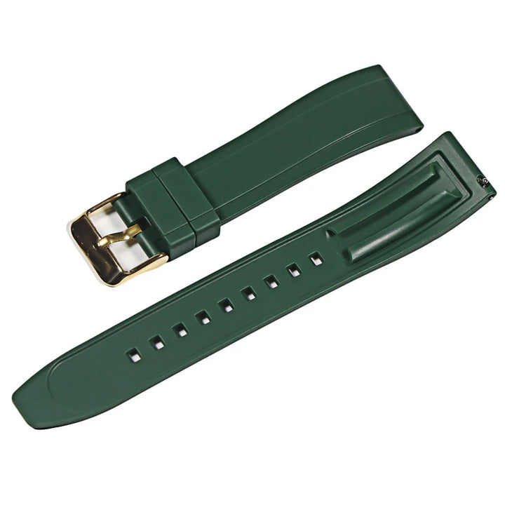 Premium Vulcanized Rubber Watch Strap – 20–24mm Quick Release