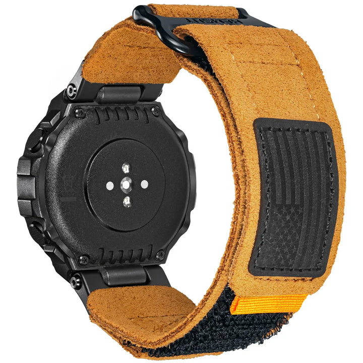 For Amazfit T-Rex 3 2 1 Watch Band Genuine Leather Suede Soft Cowhide Wrist Straps