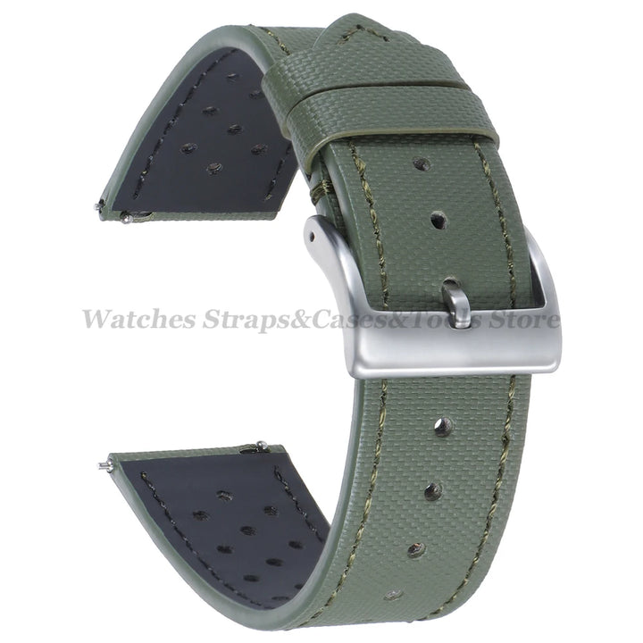 Sailcloth Nylon Watch Strap – 18-22mm