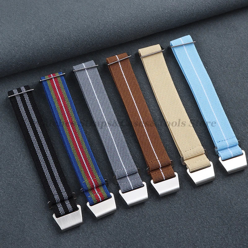 Elastic Nylon Watch Strap 18/20/22mm (Sport Band)