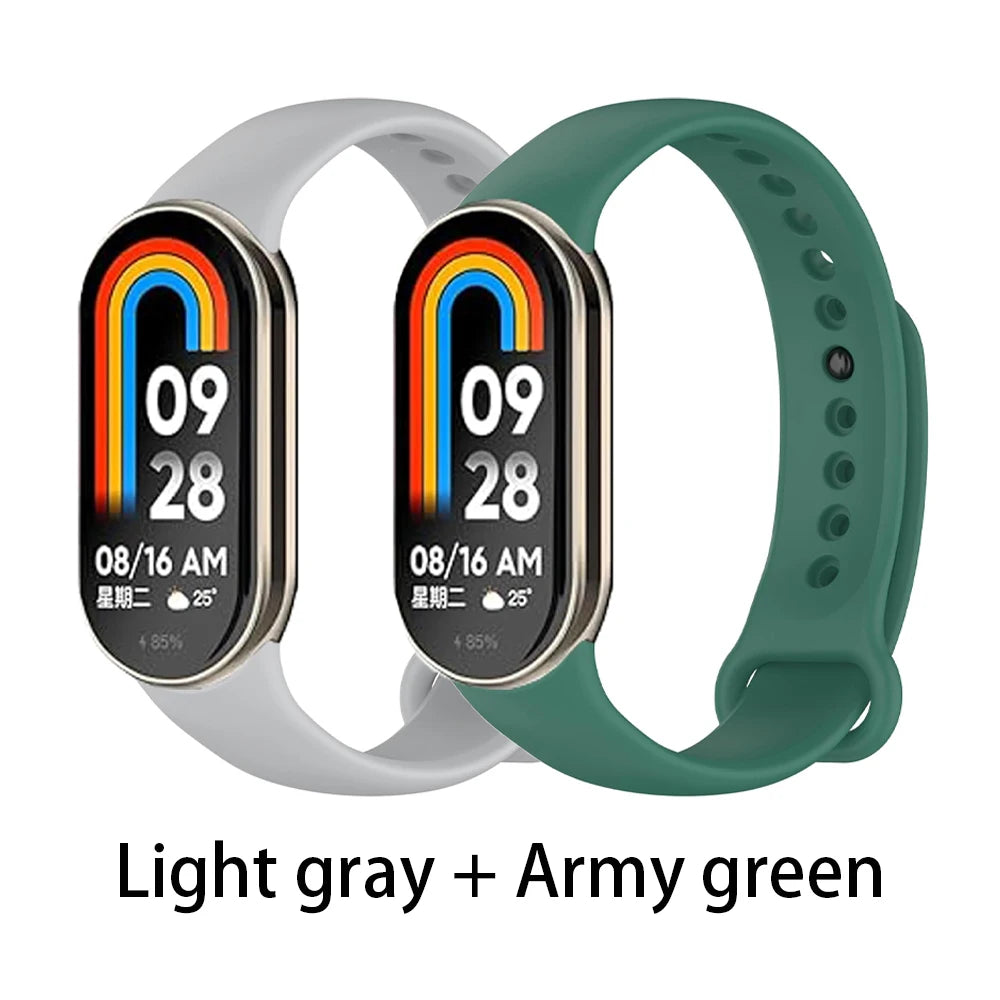 Silicone Sport Strap for Xiaomi Mi Band 8-10