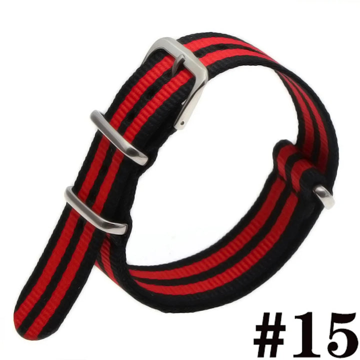 Waterproof Nylon Watch Strap (16-22mm)
