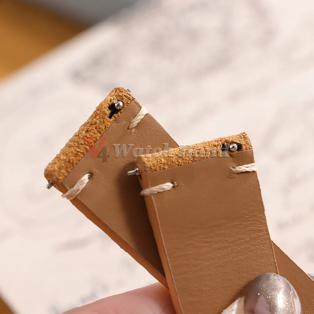 19mm 21mm 20mm 22mm 14mm 16mm 18mm Watch Band Calfskin Wristband Quick Release Soft Suede Strap Bracelets Women&Men Accessories