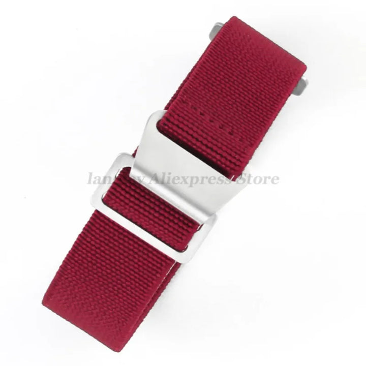 18mm 20mm 22mm Parachute Elastic Nylon Watch Strap for Omega Men Outdoors Sport Army Military Wrist Strap Bracelet Accessories