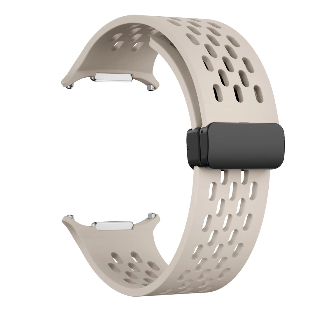 Breathable Silicone Magnetic Strap for Samsung Galaxy Watch Ultra 47mm