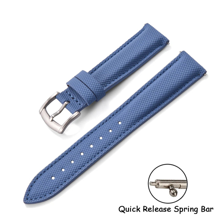Quality Sailcloth Watch Strap18/19/20/22mm Quick Release Leather Band Waterproof Sailcloth Bracelet for Omega Seiko Cartier Belt