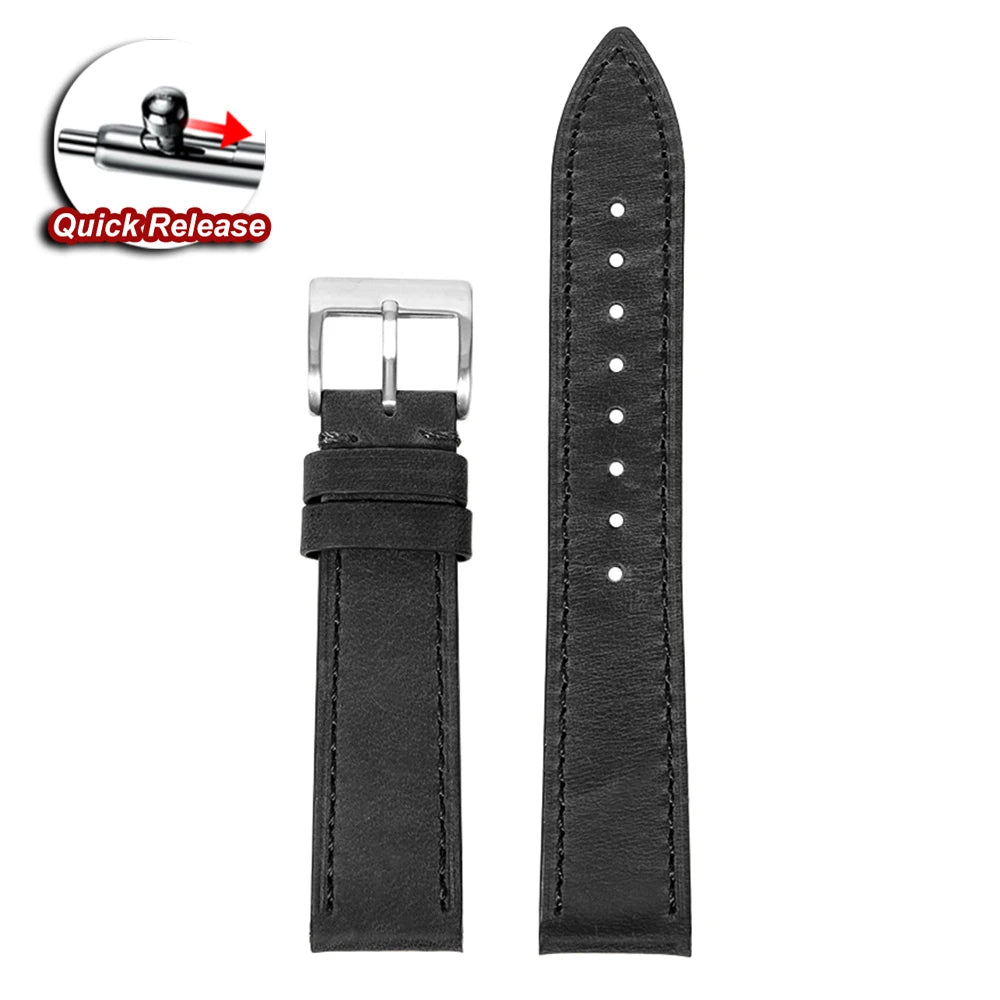 Cowhide Genuine Watch Band 18mm for F91W Mod Kit for F-91W W-800H SGW400 F84 F105/108 A158/168 AE1200/1300 Wrist Strap Bracelets