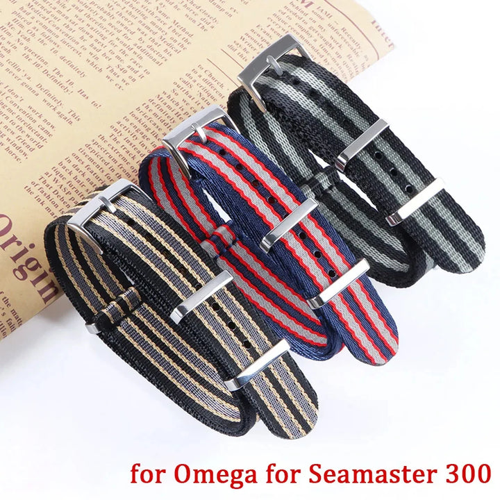 Nylon Canvas Watch Strap 20mm (Omega, Rolex & Tudor)