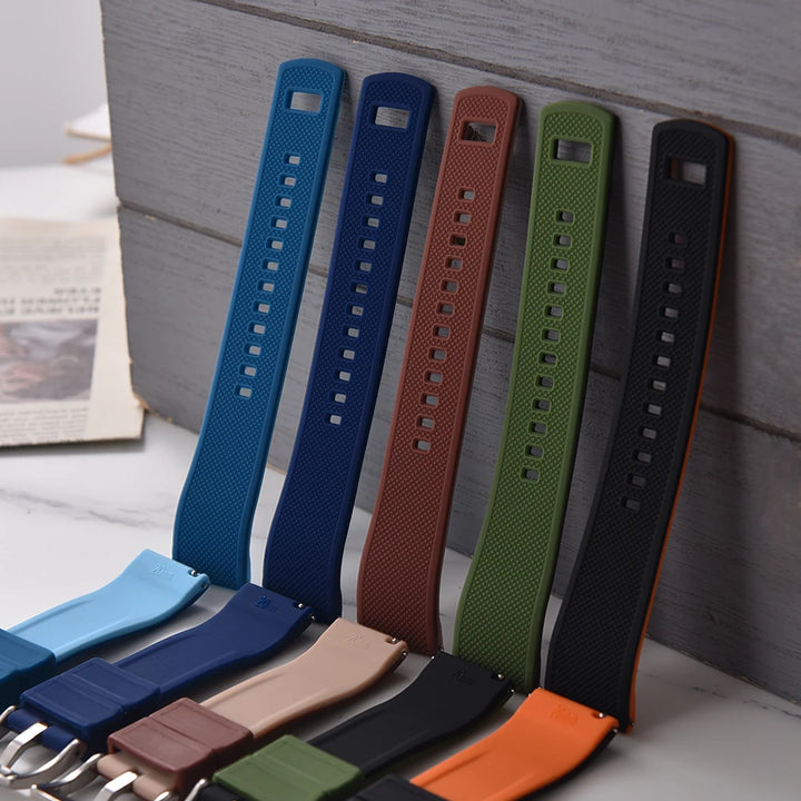 JUELONG Premium Silicone Watch Band Quick Release Rubber Watch Strap 20mm Watch Strap Watch Replacement Watchband