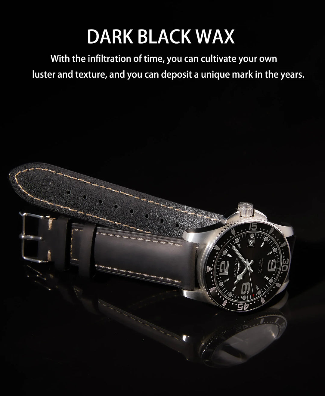 Wax Vintage Leather Watch Strap 14–24mm