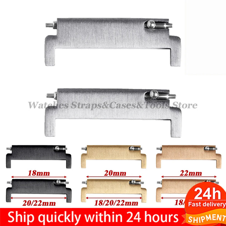 Metal Watch Strap Adapters 18–22mm Quick Release Connectors