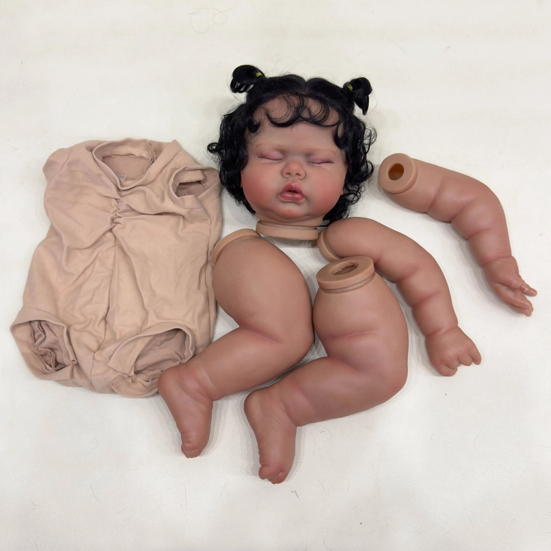 24″ Pickle Reborn Doll Kit – Dark Skin Pre‑Painted DIY