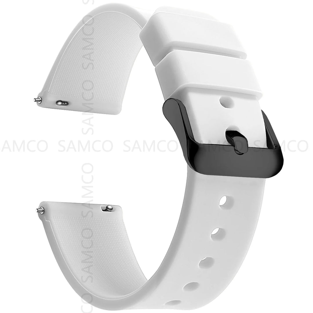 Soft Silicone Quick-Release Watch Band 14–24mm