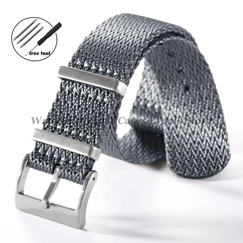 Military Nylon Watch Strap – 18-22mm