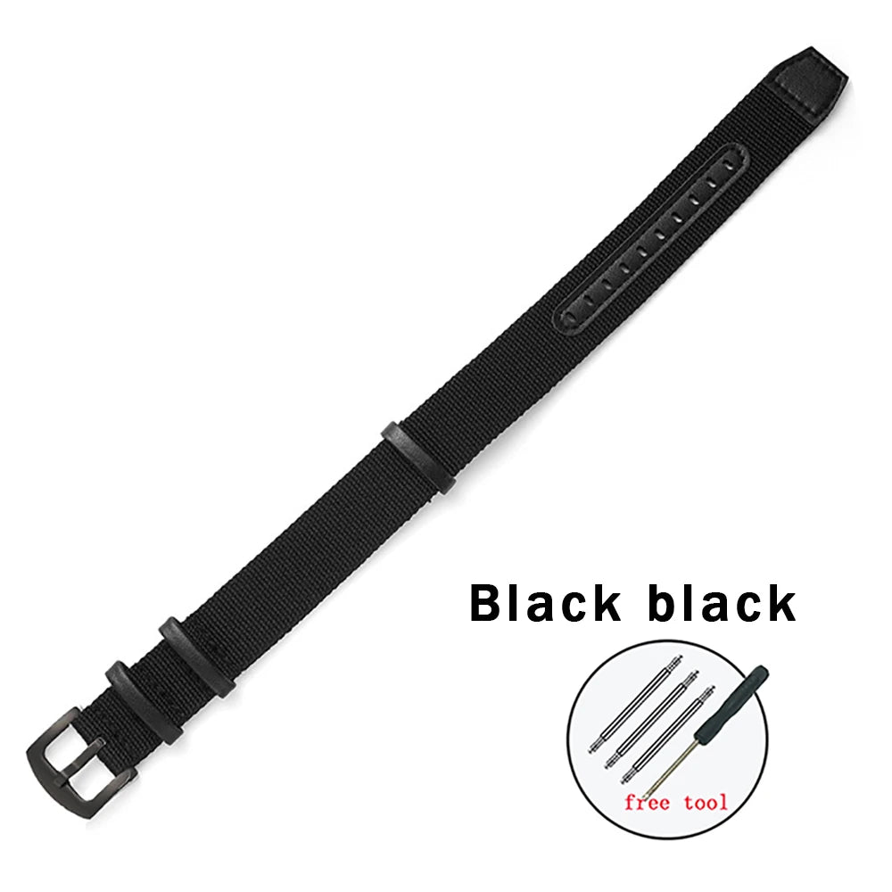 Nylon Leather Strap 20mm 22mm Watchband Genuine Leather Weave Replacement Bracelet for Hamilton Khaki Field Wristband Sport Band