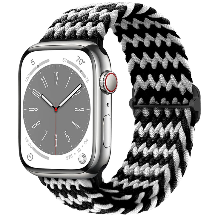 Strap for Apple Watch band 44mm 45mm 49mm 42mm 40 41 46mm Elastic Braided Solo bracelet correa Series 9 10 11 8 7 6 5 SE Ultra 3
