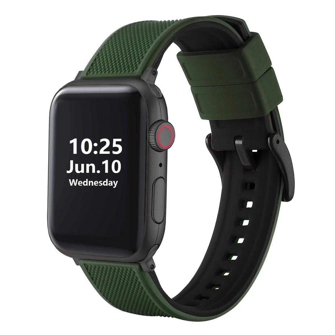 New Silicone Rubber Apple Watch Band 38–45mm