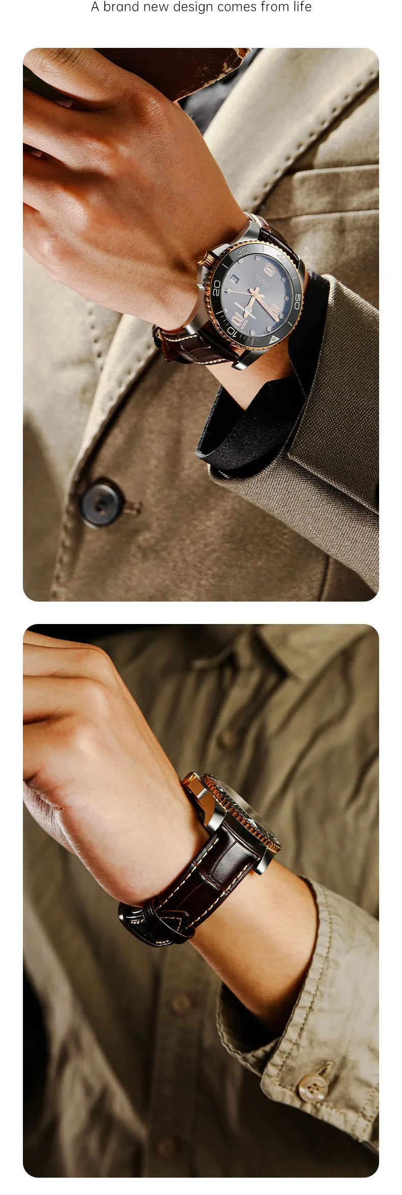 Maikes Longines Leather Watch Strap 20mm 21mm 22mm Accessories Watchbands Braceletes For Fossil Hamilton Watch Band