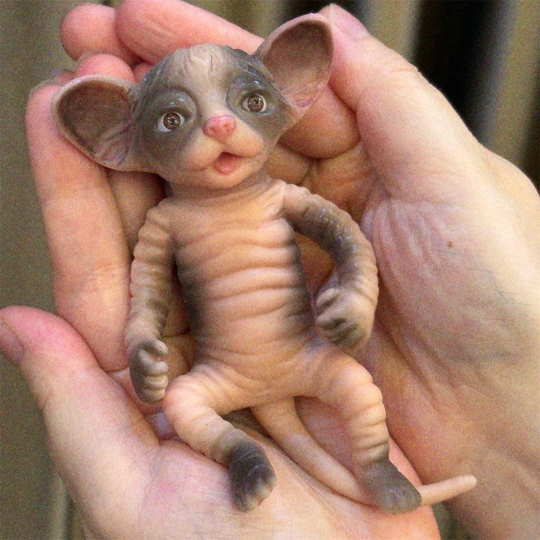 10–11 cm Mini Silicone Tiger Reborn Doll