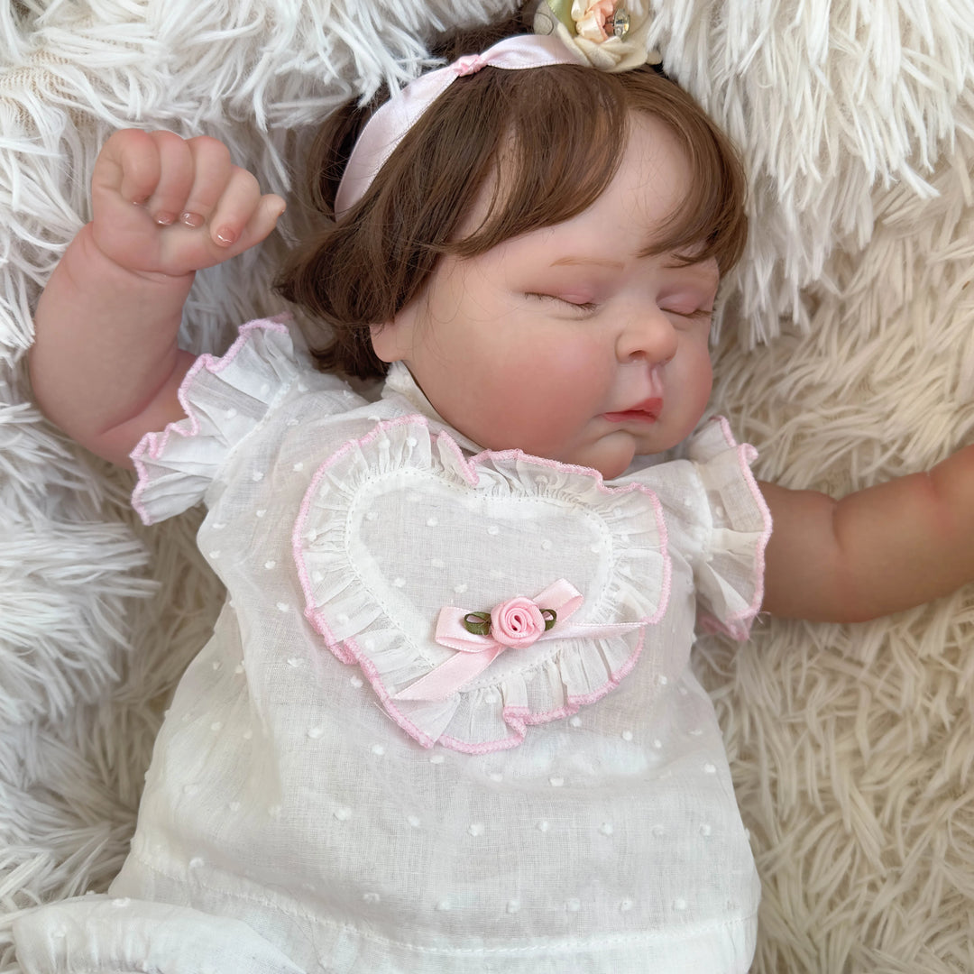 50 cm Peaches Soft‑Body Reborn Baby Girl Doll