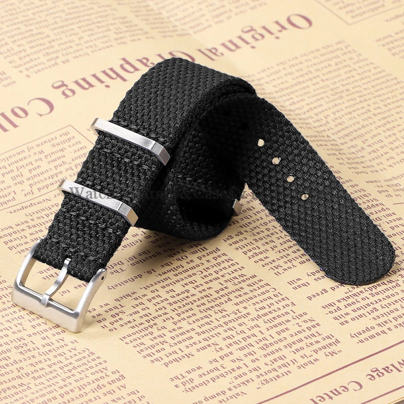 Cotton Nylon Military Watch Strap 20/22mm (Sport Band)